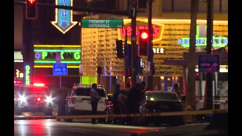 Gunman at large after shooting near Fremont Street Experience