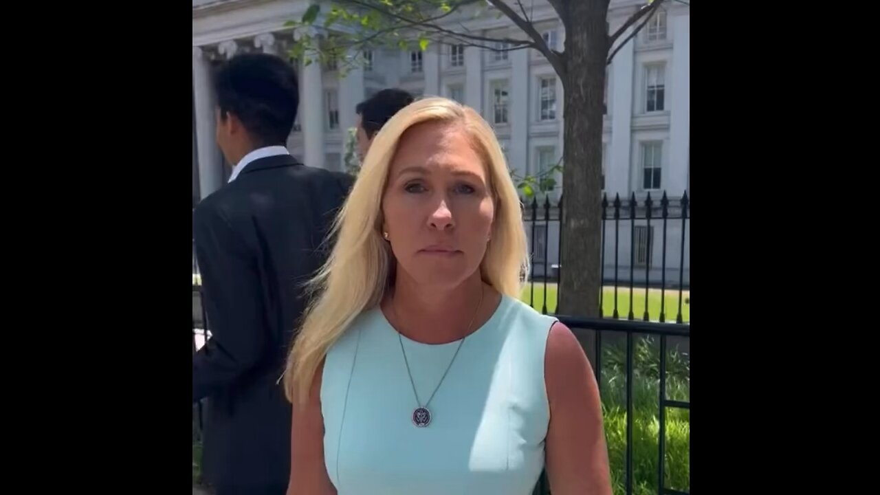 Majorie Taylor Greene at the Treasury Department Reviewing Bidens Family Suspicious Activity.