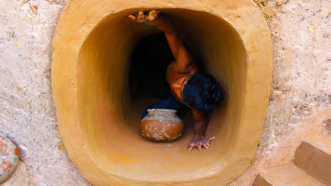 Building Water Slide To Swimming Pool Underground And The Most Secret Underground House