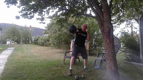 Striking A Double End Ball