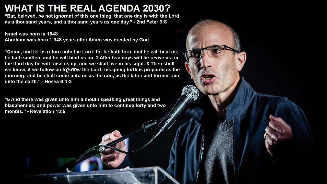 JESUS | When Is JESUS Coming Back? Why Is Yuval Noah Harari Leading Protests In Israel? 2nd Peter 3:8, Psalms 90, Hosea 6:1-2, Exod 19:11, Rev 13:5, 2nd Thess 2:9-11, “Be Not ignorant of This One Thing, That One Day Is As a Thousand Years."