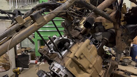 Wrong way to clean engine