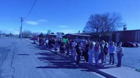 Anti-furry Student Walkout Protest at MT Nebo Middle School in Payson Utah