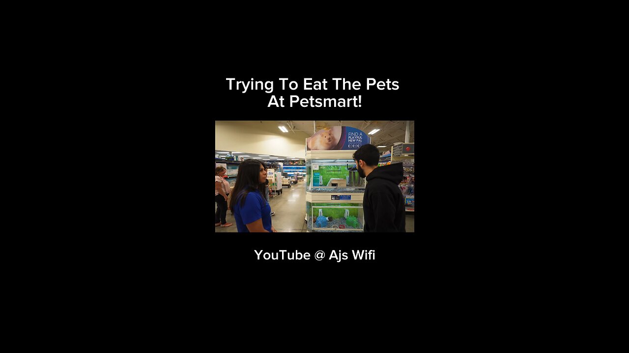 Trying To Eat The Pets At Petco!