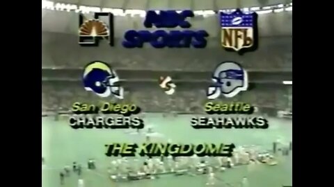 1983-09-18 San Diego Chargers vs Seattle Seahawks