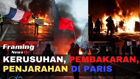 #BREAKING: 🇫🇷Riots, Arsons to Looting in Paris