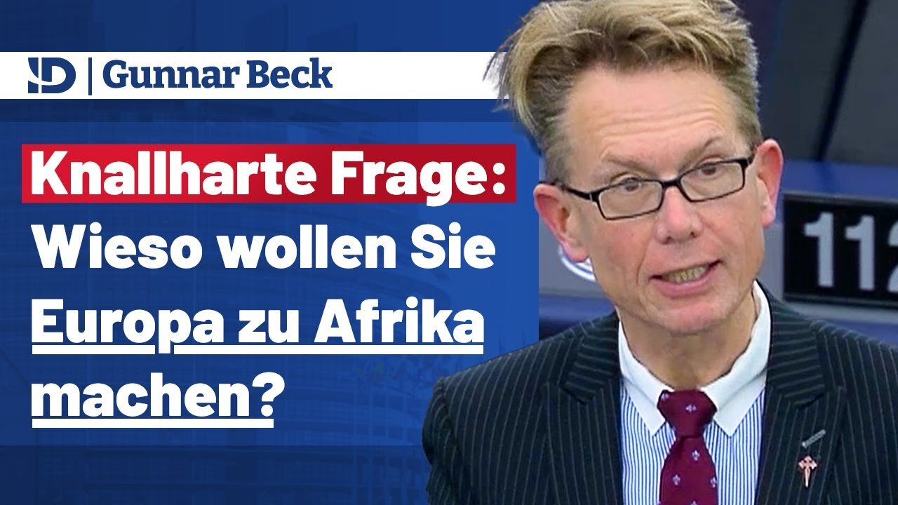 💥 EU-Migrationspakt ⛔@MdEP Dr. Gunnar Beck🙈