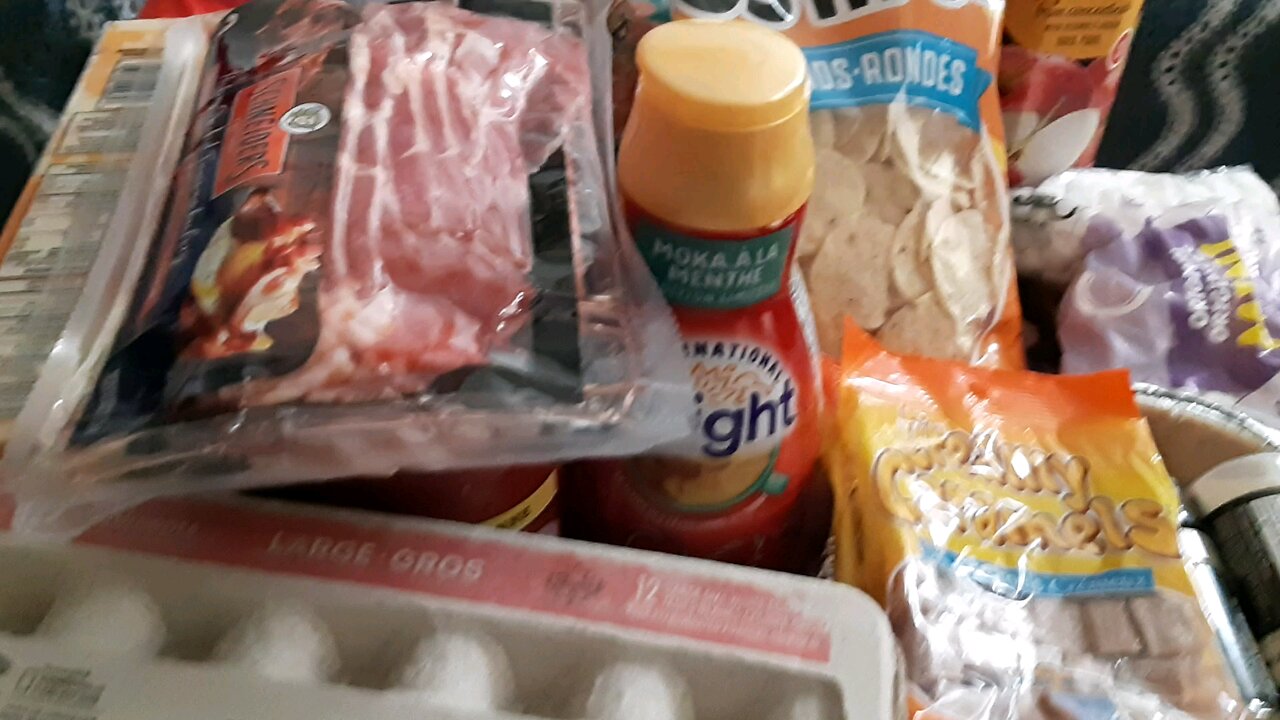 Freshco points and gift card Grocery Haul