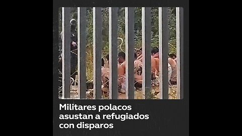 Guardias fronterizos polacos disparan a refugiados