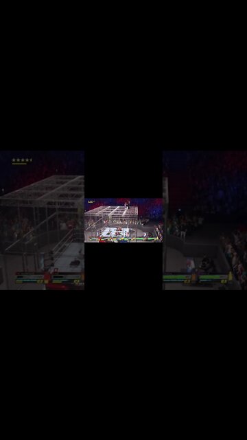 WWE 2k22 Bret Hart Suplex Breaks Cell Undertaker #shorts