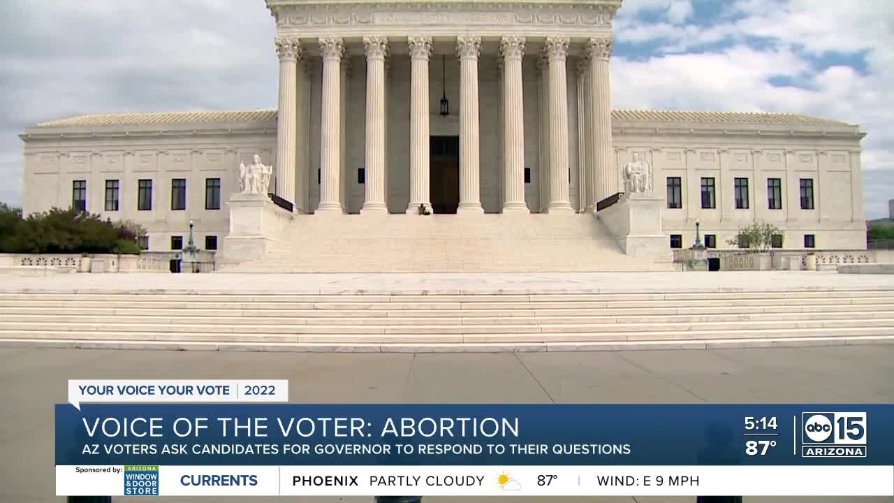 AZ voters ask candidates for gov. about abortion