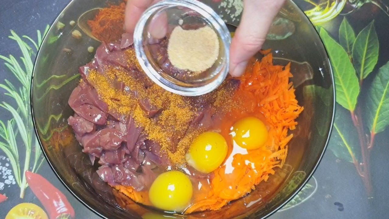 I add spices to the pan too! I serve this LIVER SNACK hot and cold!