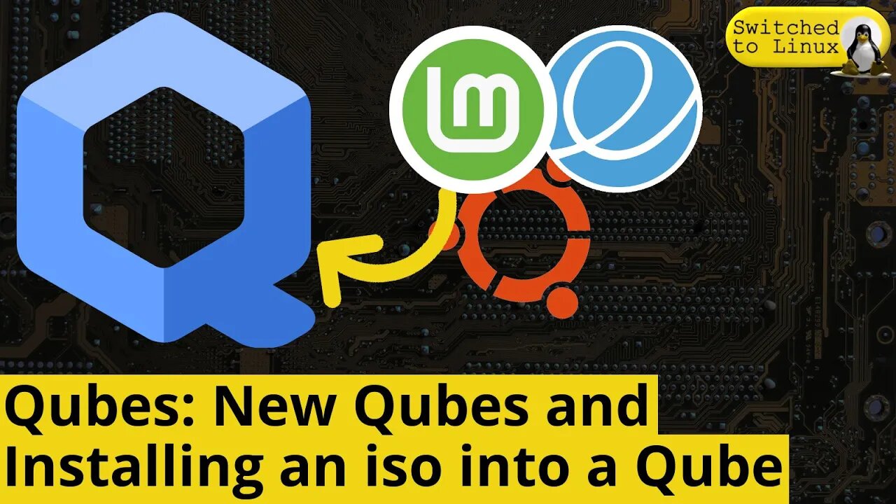 Qubes: Install Any ISO image as a Qube