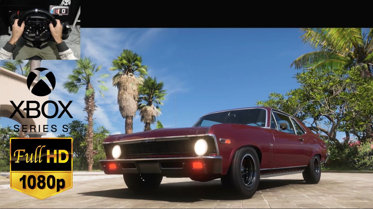 CHEVROLET NOVA - XBOX SÉRIES S - FORZA HORIZON 5 - VOLANTE G920 - GAME PASS