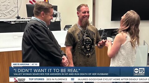 Valley newlywed speaks out after husband is killed in hit-and-run