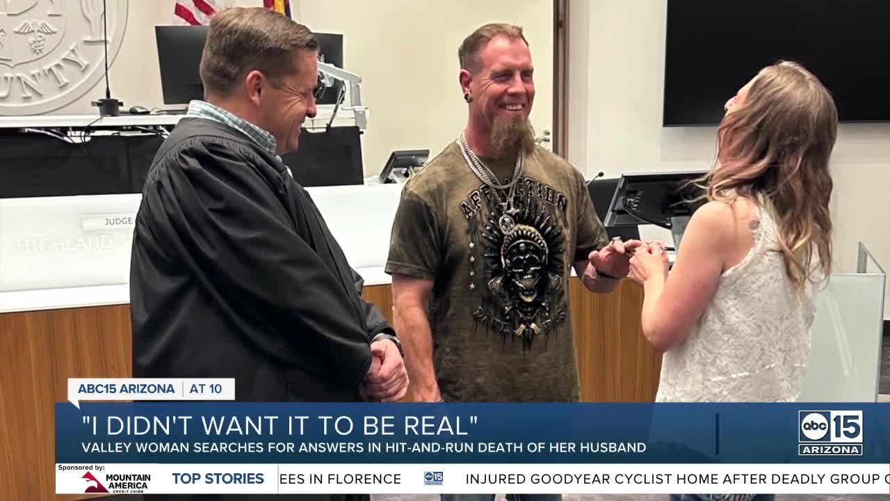 Valley newlywed speaks out after husband is killed in hit-and-run