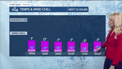 Wind chill advisory for all of SE Wisconsin until 12 p.m. Wednesday