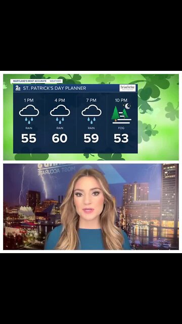 STEVIE’S SOGGY SCOOP: Rain showers linger throughout St. Patrick's Day
