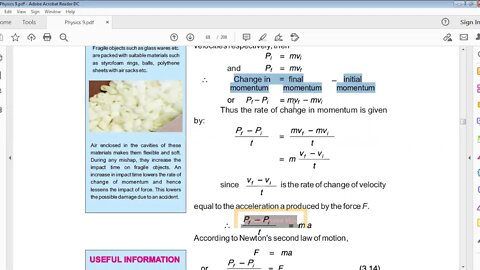 PHYSICS | Class 9th | CH#3 | Force and Momentum