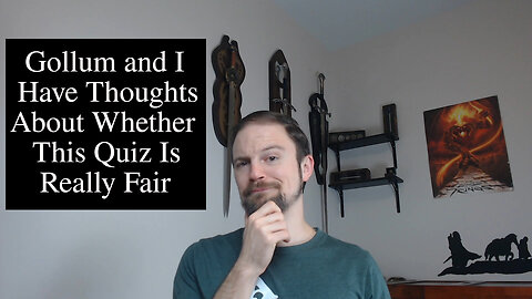 Tolkien Geek Takes "Bible or Tolkien" Quiz