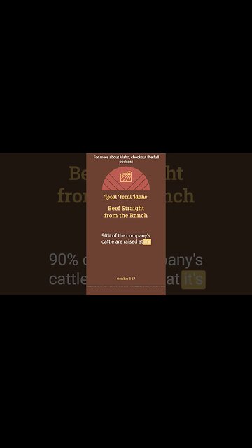 Beef Straight from the Ranch to the Treasure Valley