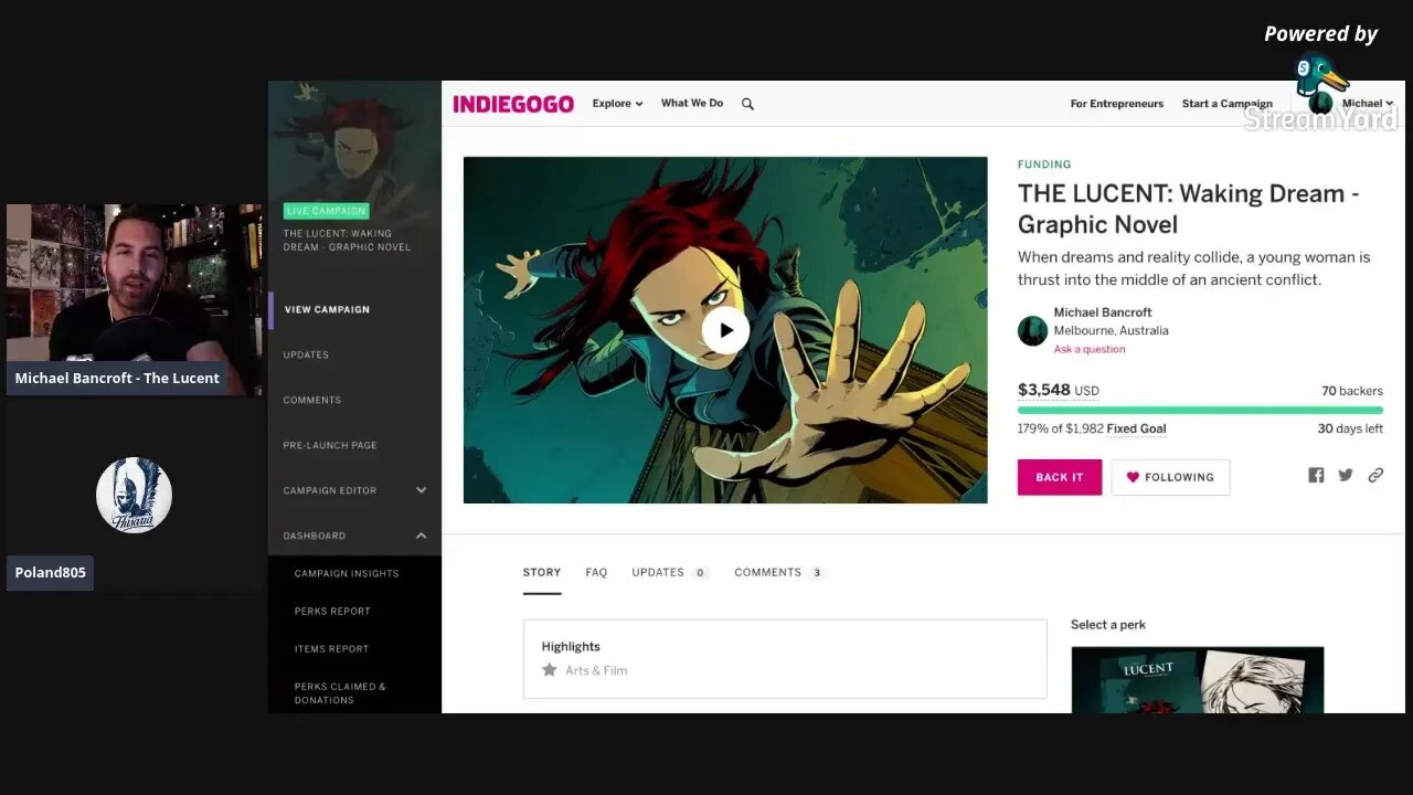The Lucent: Waking Dream - FUNDED in under 4 HOURS!?!?