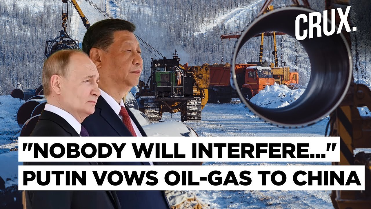 "US Sanctions Stupid, Illegitimate" | Putin Flaunts $240B Russia-China Trade, Vows Oil-Gas Pipeline