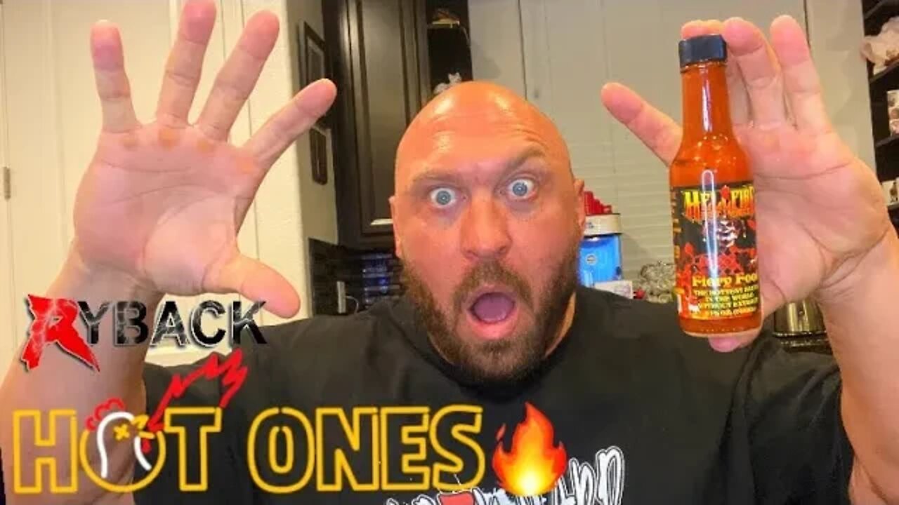 Hot Ones Show Hellfire Fiery Fool Hot Sauce Review - Ryback Has Heat