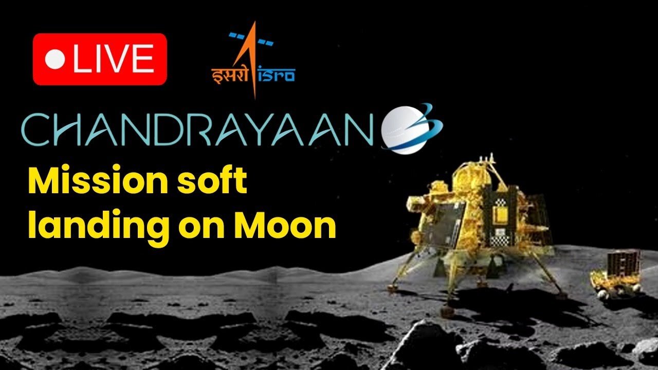 LIVE: India’s ISRO Chandrayaan-3 Mission soft landing on Moon #chandrayaan3 #ISRO