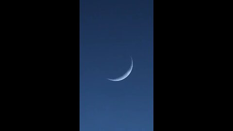 Super zoom on moon 🌙 waxing Crescent #shorts