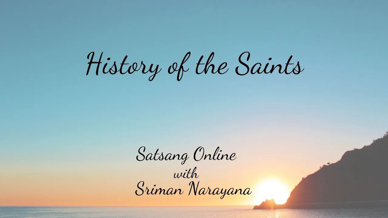 History of the Saints