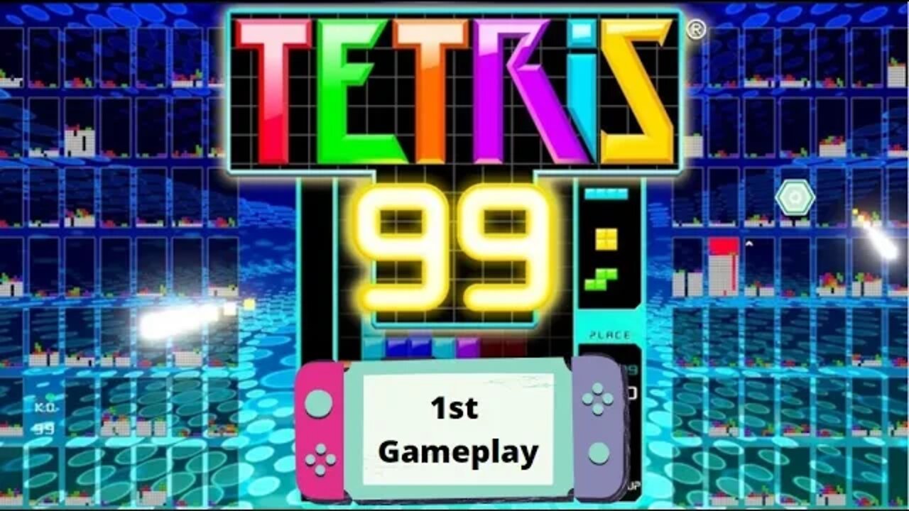 Tetris 99 Gameplay on Nintendo Switch! 1st day playing!