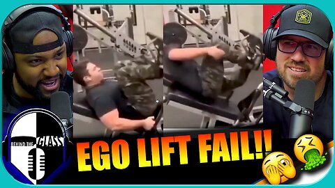 **WARNING** Ego Lifting Fool Snaps His Leg In Half 🤮