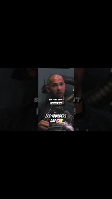 BODYBUILDERS ARE G*Y | BODYBUILDING BY ANDREW TATE KICK BOXING WORLD CHAMPION
