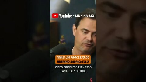 PORQUE CARIOCA FOI PROCESSADO PELO RUBINHO BARRICHELLO (vídeo completo no canal) #shorts