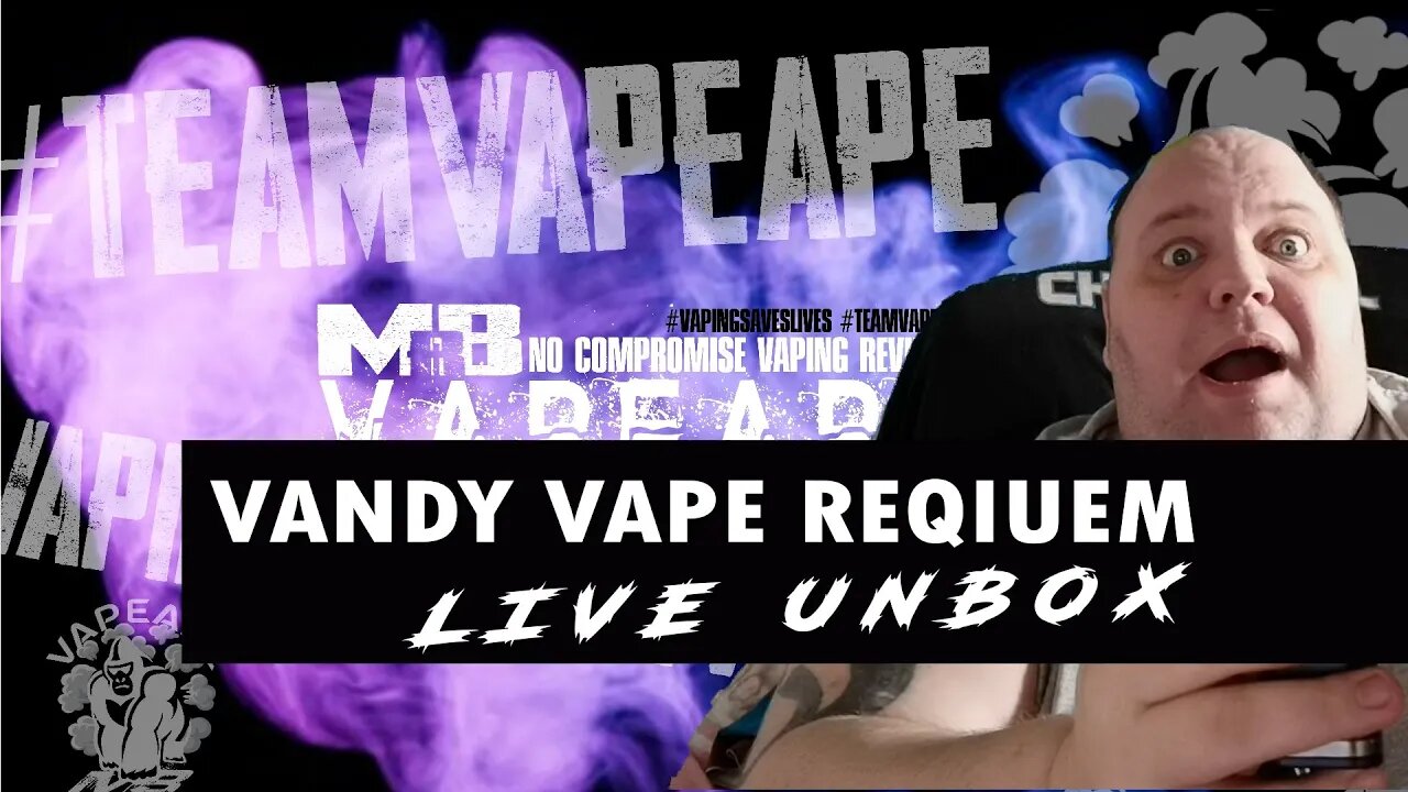 LIVE UNBOXING VANDYVAPE REQUIEM RDA