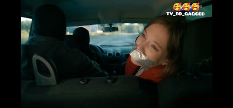 Bandits dragged a Russian beauty from a car and taped her mouth shut