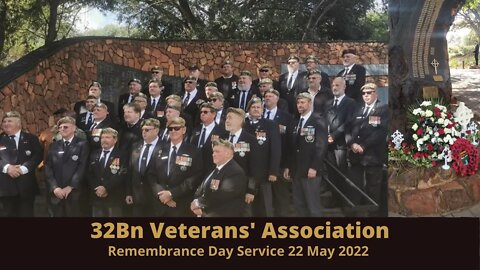 32 Bn Memorial Service 22 May 2022