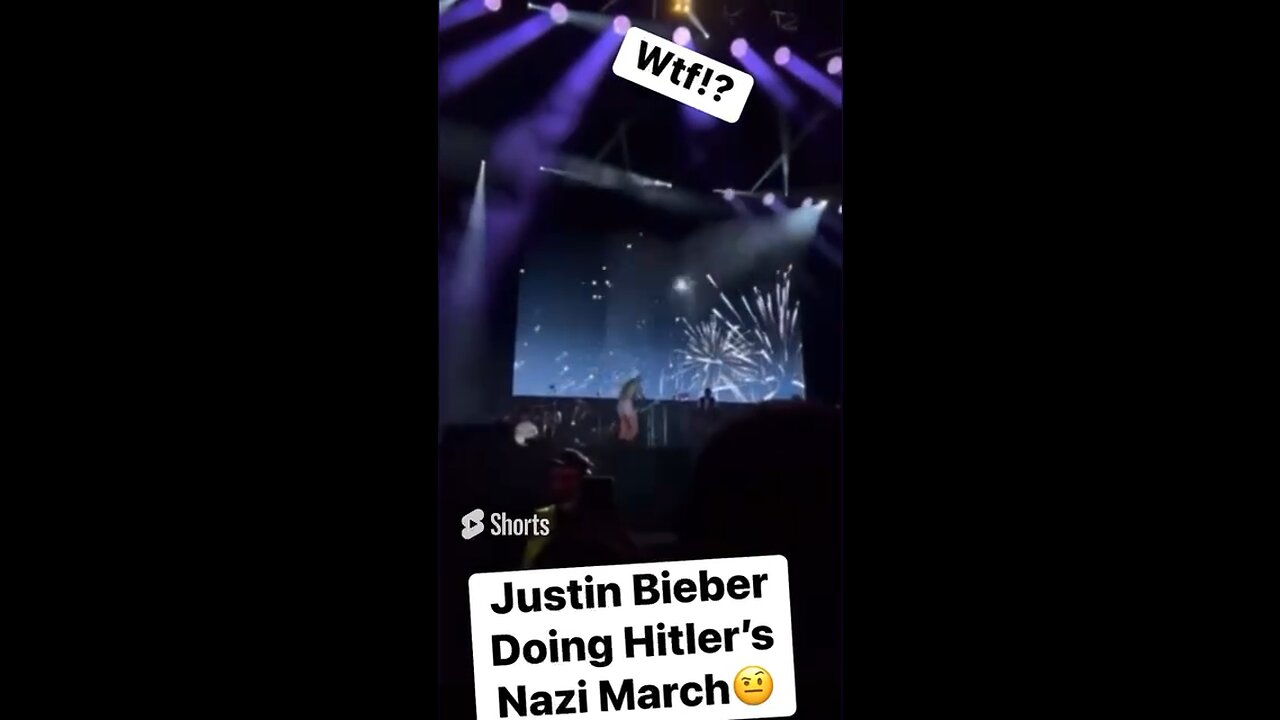 Justin Beiber doing Hitler’s Nazi March