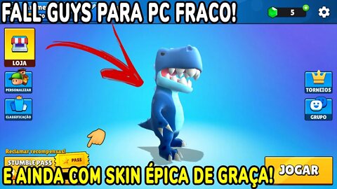 MELHOR que FALL GUYS! Me SURPREENDEU! - Stumble Guys (SEM EMULAÇÃO, DIRETO NO PC!)