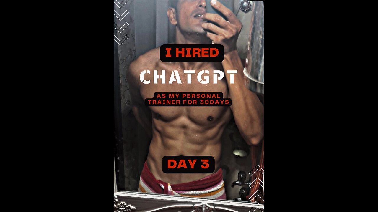 How you can transform yourself using chatgpt as your personal trainer - Day 3