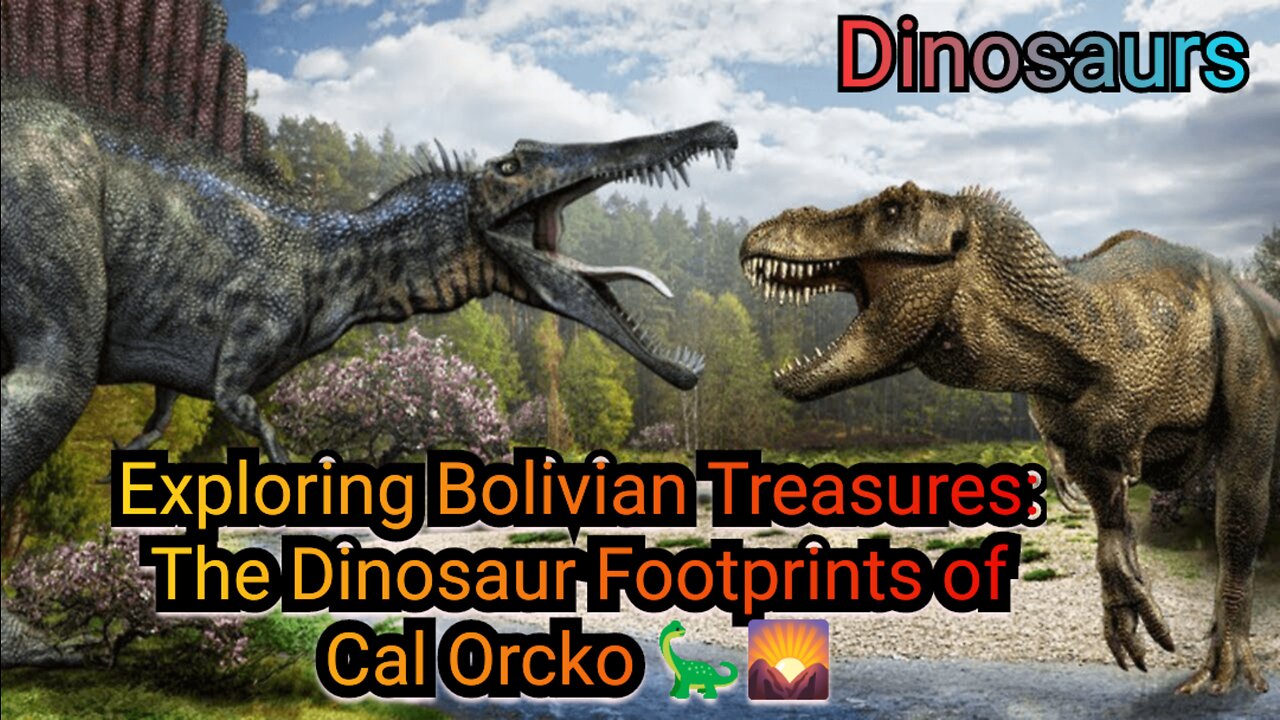 Exploring Bolivian Treasures: The Dinosaur Footprints of Cal Orcko 🦕🌄 |