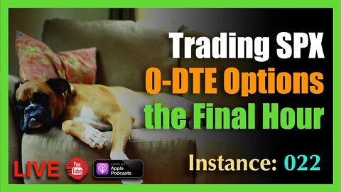 Final Hour 0-DTE SPX Options Trade - Lazy Dog Trade