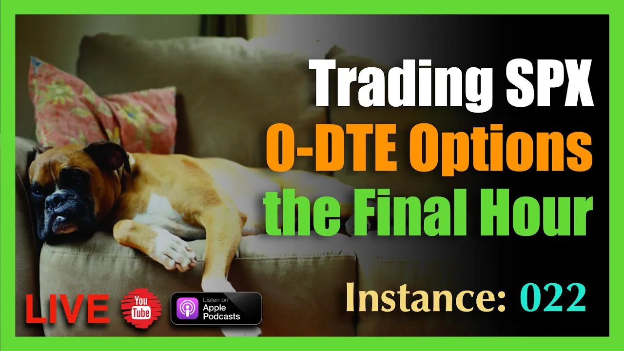 Final Hour 0-DTE SPX Options Trade - Lazy Dog Trade