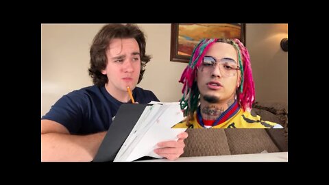 Interrogation with Lil Pump.🤔 Credit:JGGLS#jokes