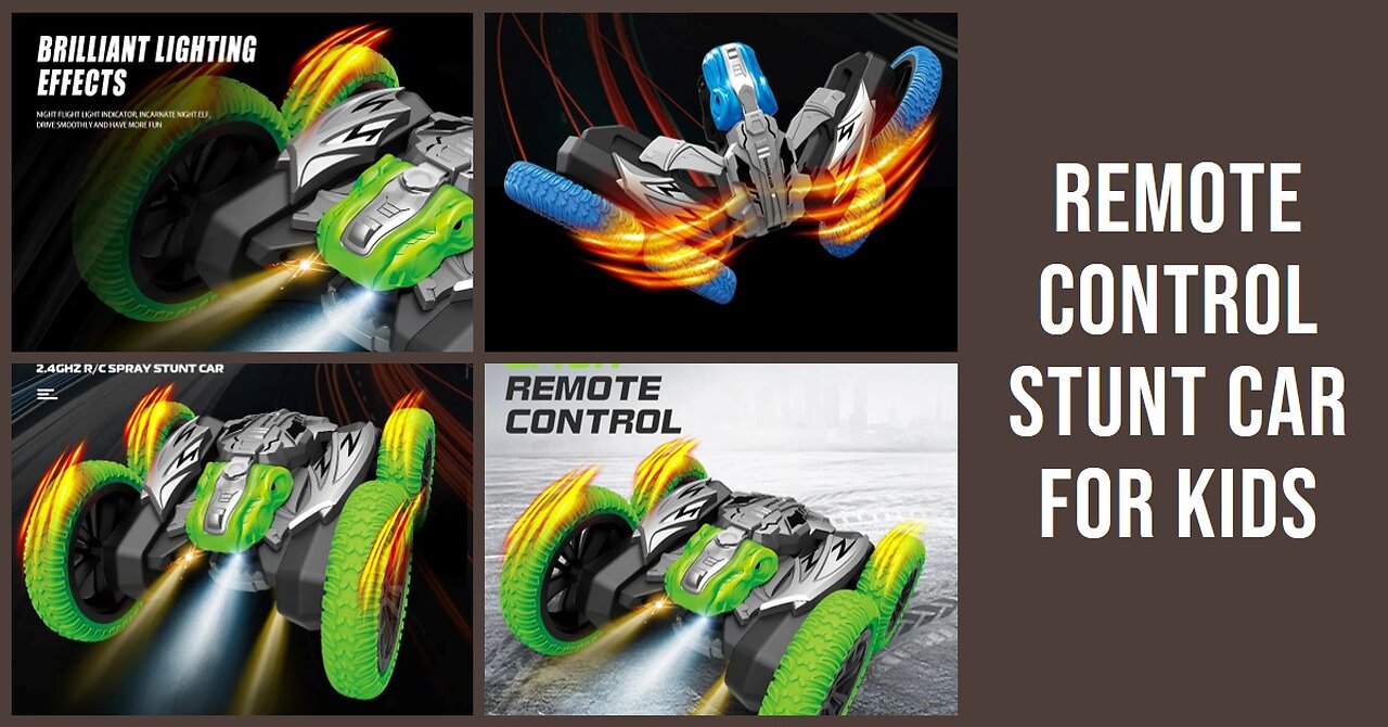 Remote Control Stunt Car for Kids