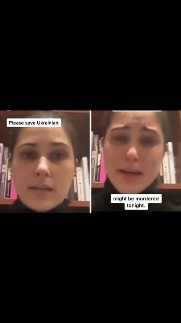 Ukrainian parliament member Halyna yanchenko gives an emotional plea