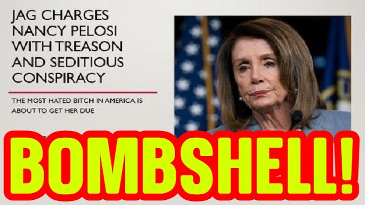 BOMBSHELL: JAG Charges Nancy Pelosi with Treason and Seditious Conspiracy at GITMO.