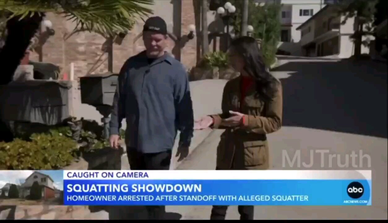 Smart man finds an effective way to deal with squatters.