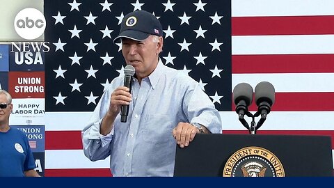 Biden takes aim at Trump's record in Labor Day speech